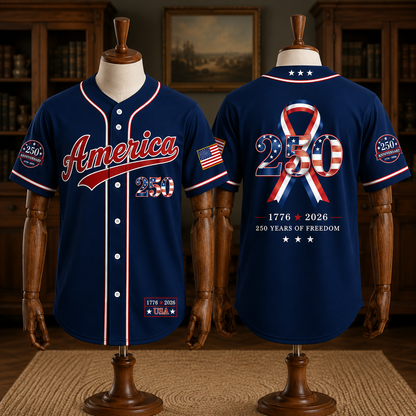 Patriotic Statue of Liberty 1776–2026 - USA 250th Anniversary Baseball Jersey Unisex Shirt